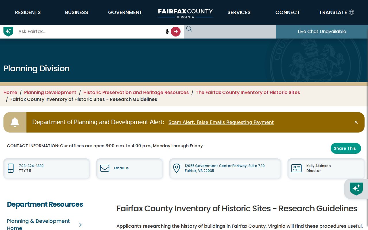 Fair Oaks previous residents property-history research guide